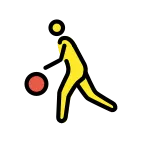 Man Bouncing Ball SVG Icon